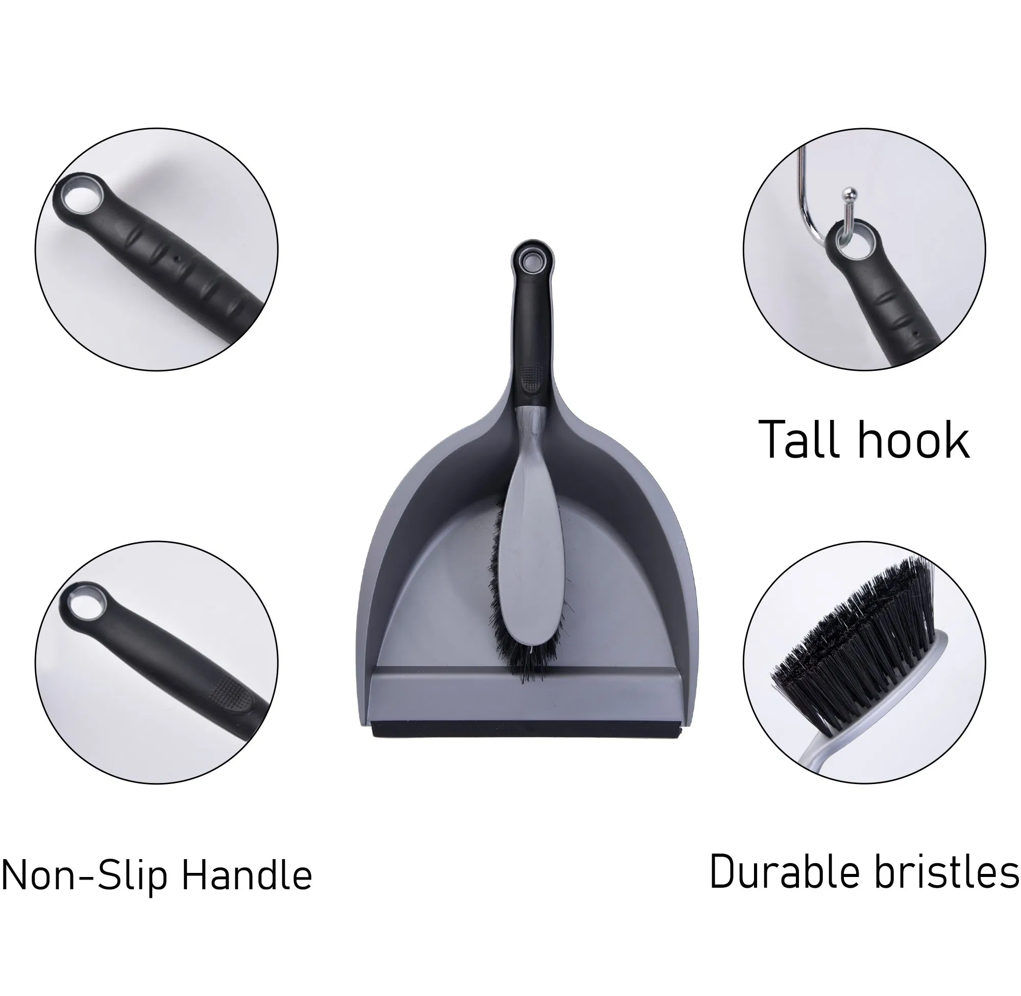 Dustpan and Brush Set Mini Brush on Desktops Hand Brush with Pan