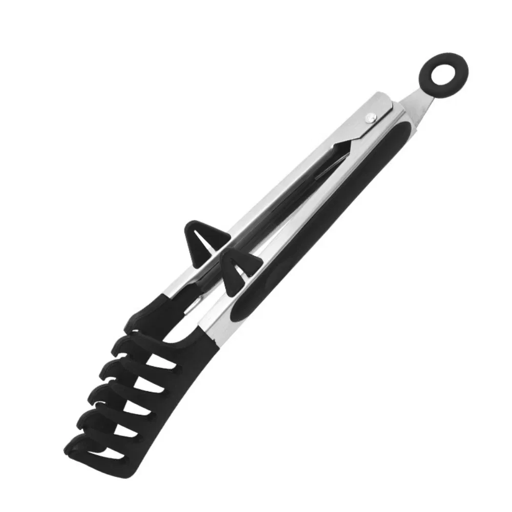 4 Pieces 10 Inch Silicone Tongs for Cooking with Silicone Tip and Stand Wbb26418