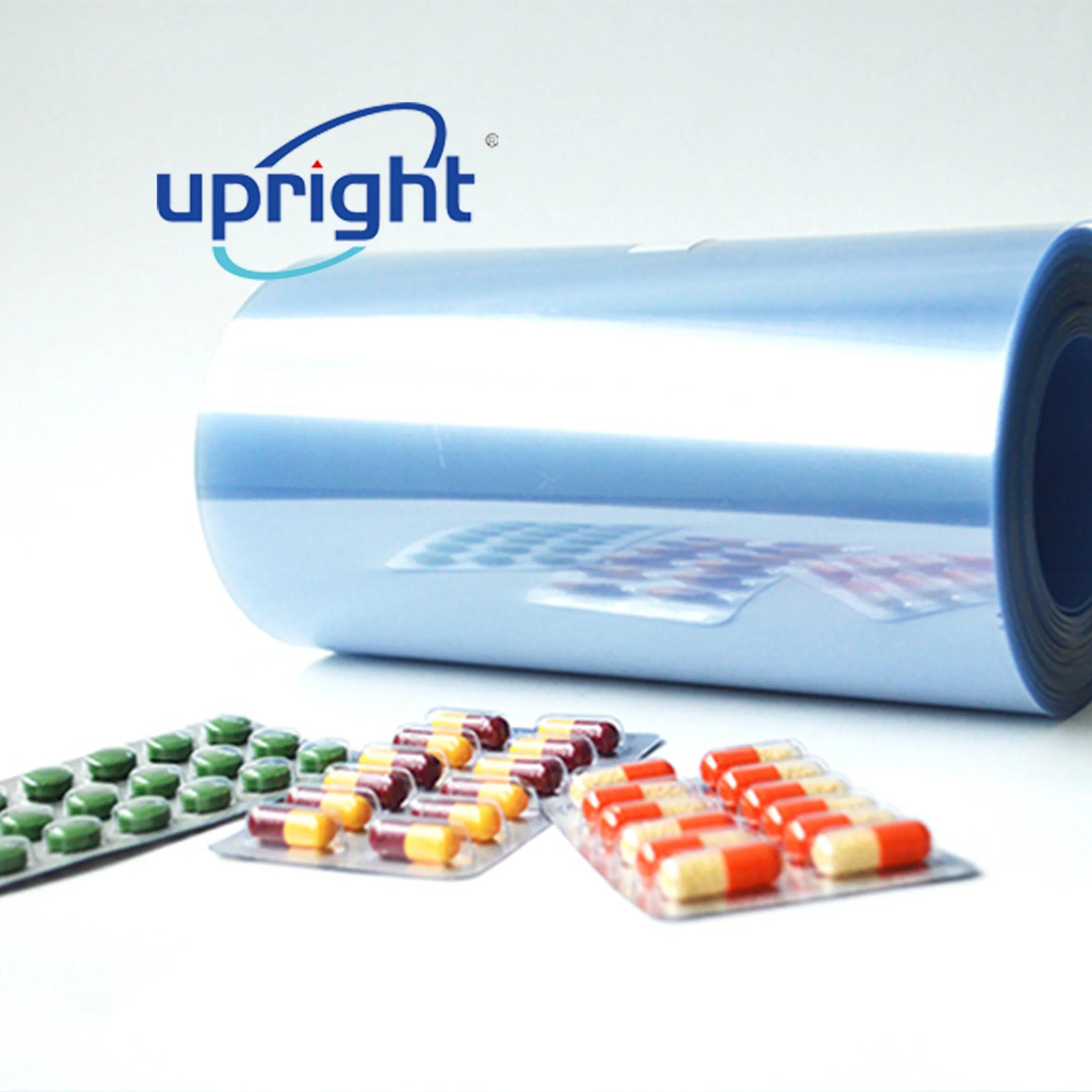 Upright 200 Micron Rigid Transparent PVC Sheet for Thermoforming and Vacummforming