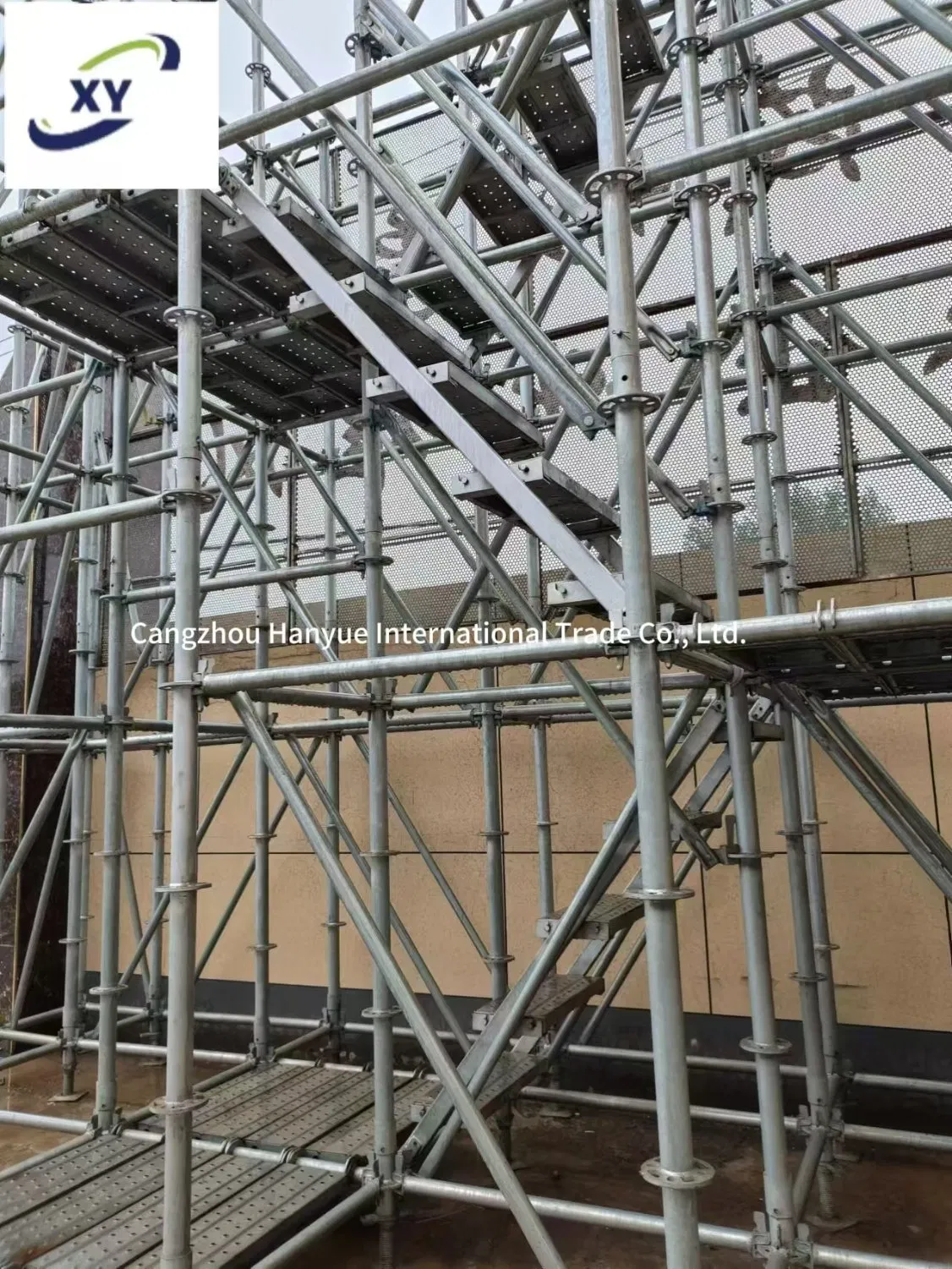 Low Price Wedge Lock System Construction Product Q235/Q355galvanized Steel Ringlock Scaffolding