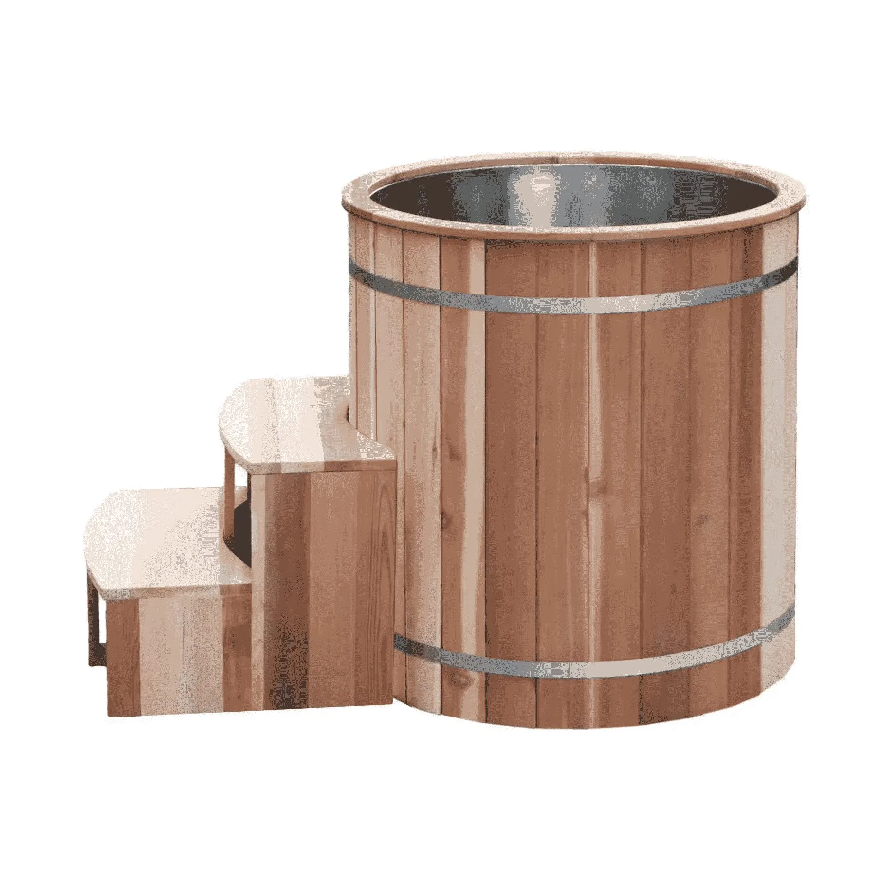 Премиум чиллер для ледяной ванны WSC с карбонизированной сосной