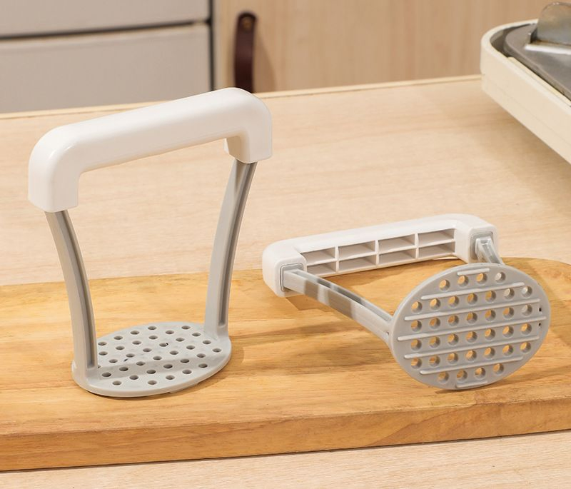 Multi Functional PP Potato Press Ricer Manual Masher for Smooth Mashed Potatoes, Vegetables Fruits Kitchen Helper