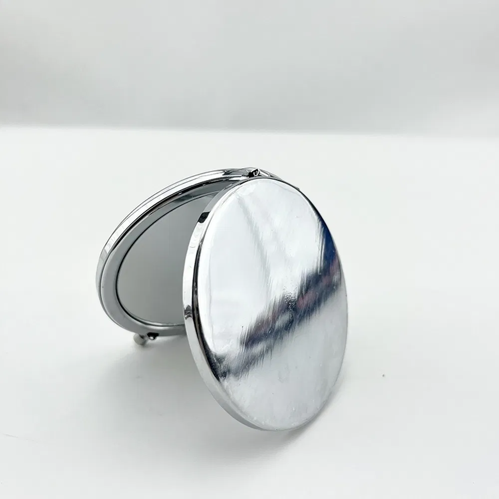OEM ODM Custom Lightweight Glossy Mirror Finish Portable Compact Pocket Makeup Mirror