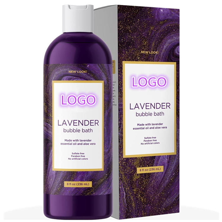Private Label Premium Lavender Moisturizing and Relaxing Bubble Bath