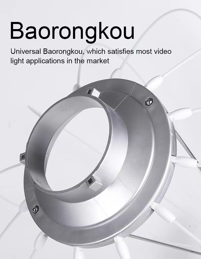 Wholesale Round Softlight Box Photography Sutdio Equipment Lighting Set Soft Box for Photo Shoot