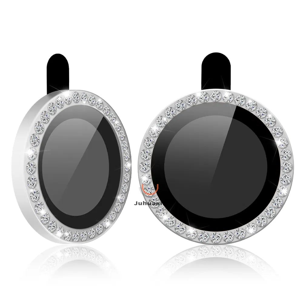 Juhuaxin Hot Sale Diamond Lens Glass Back Cover for iPhone 11 12 13 14 PRO Max Mobile Phone Rear Camera Screen Protector