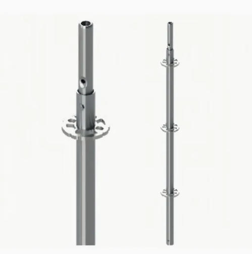 Heavy Duty Adjustable Height Galvanized Ladder Frame Scaffolding for Construction Building