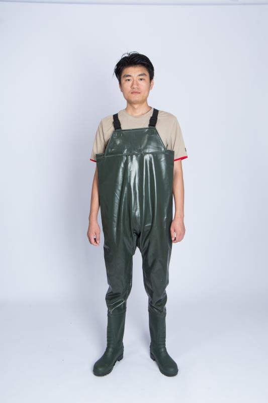 Men Waterproof Waist Pants Hunting Rubber Boots Waders