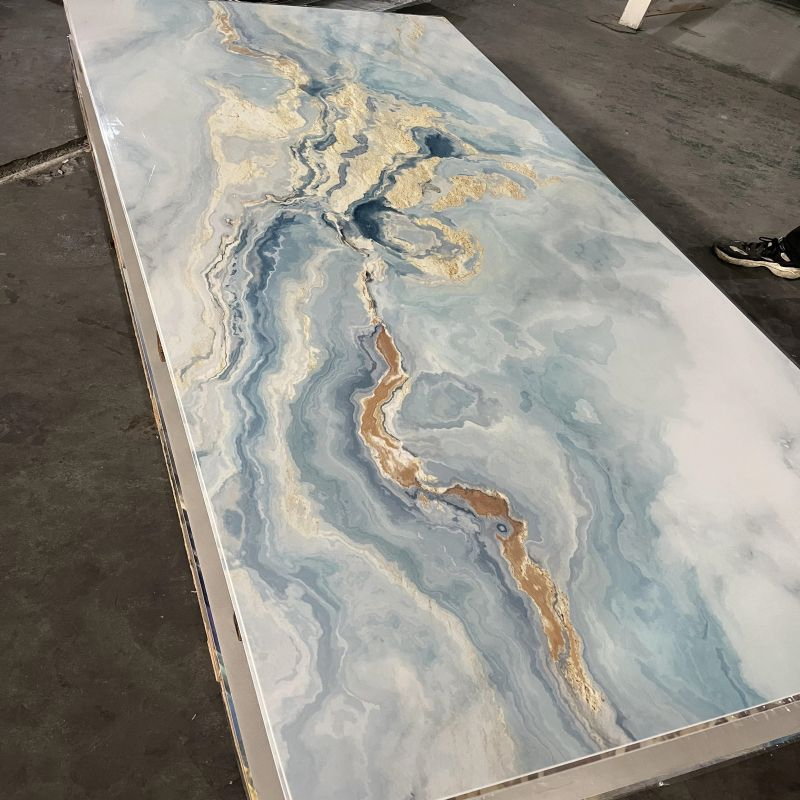UV Panel Sheet UV Marble Sheet Polycarbonate Coating UV UV Marbles Sheet aluminium Accessories