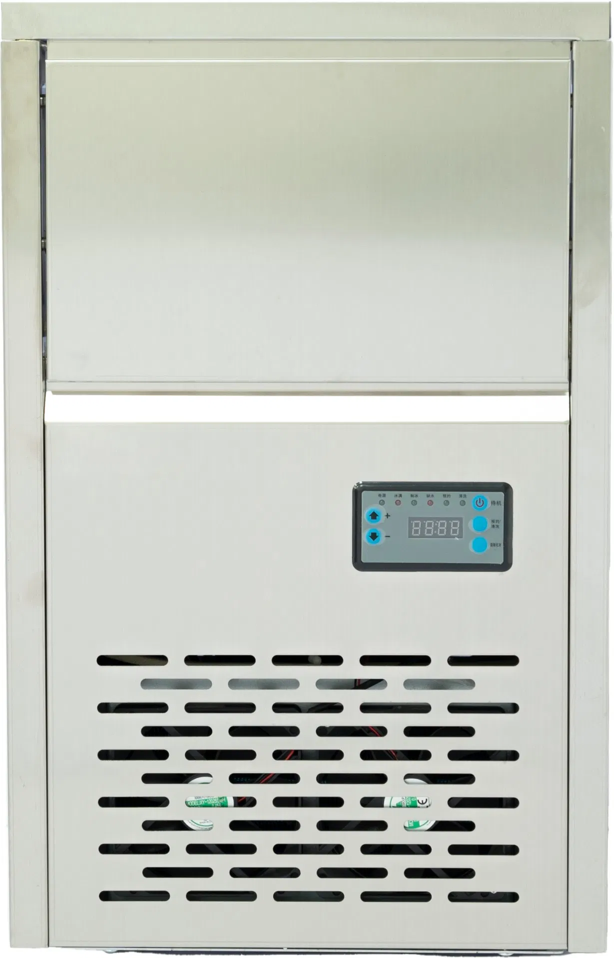 Commercial Full Stainless Steel Cube Ice Maker for Bar Cafe Restaurant