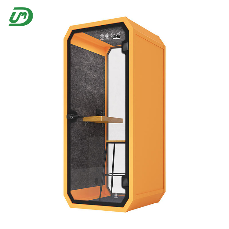 Fast Installation Acoustic Office Meeting Booth Soundproof Acoustic Office Pods Private Movable Telephone Call Phone Booth for Airports
