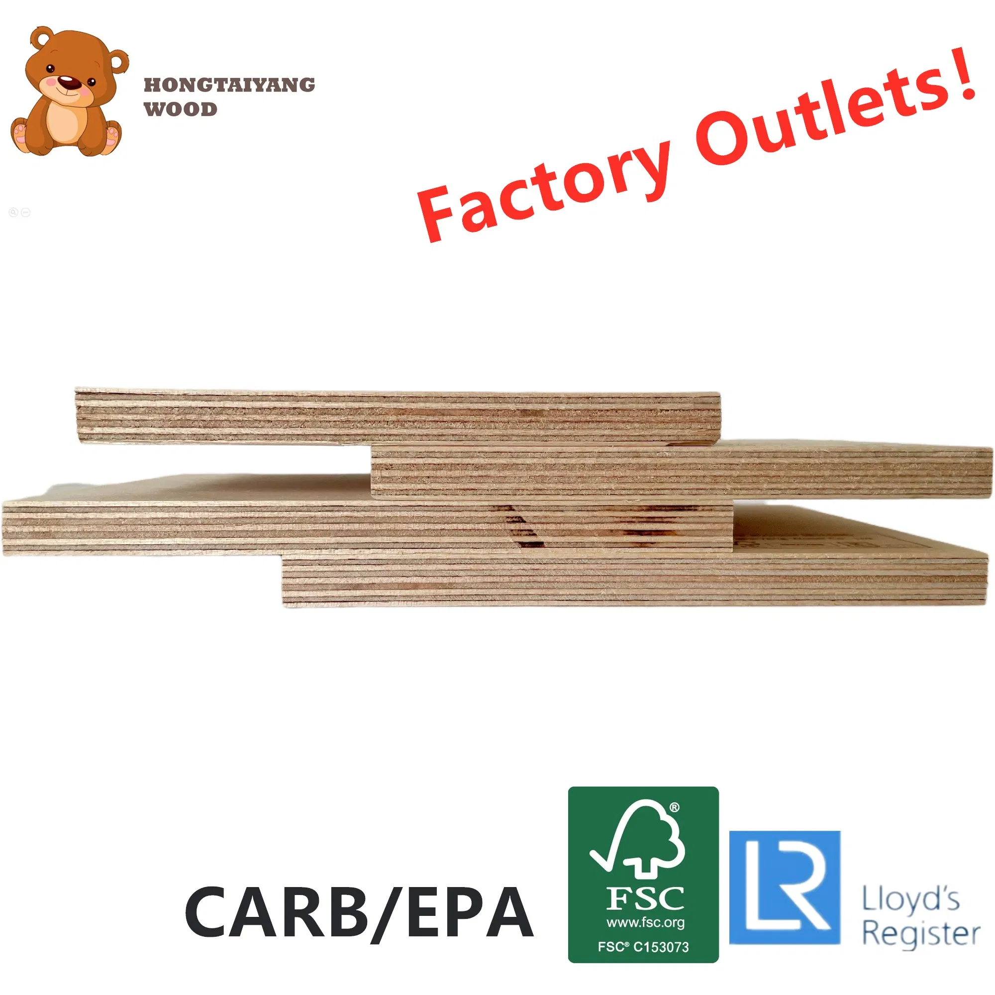 9/12/18mm Melamine Film Faced Poplar Pine Birch Marine Laminated Veneer Shuttering Plywood