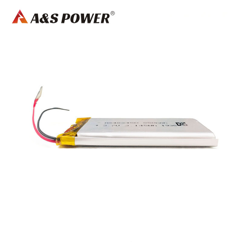 Durable Small Battery Lipo Rechargeable 483450 3.7V 850mAh Lithium Ion Battery