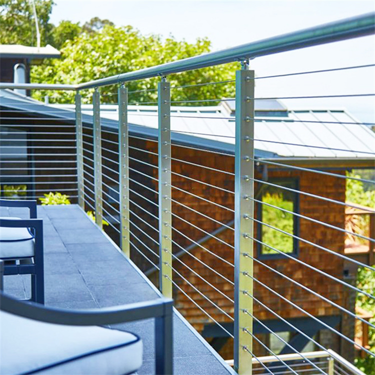 Cbmmart High Quality Outdoor Deck Wire System Veranda Vertical Cable Railing