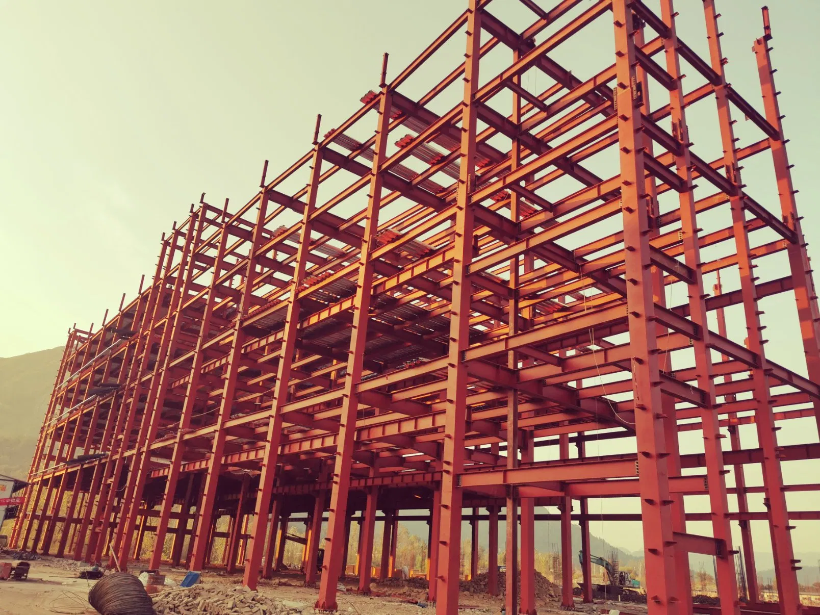 Assemble Workshop Tube Truss H Steel Combination Structure
