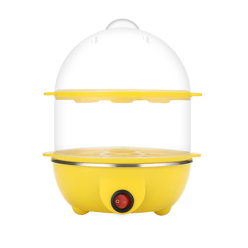 Double Layer Egg Steamer and Poacher for Home Use Automatic Electric Poacher