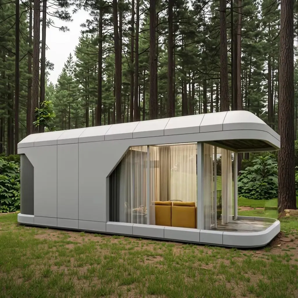 High Quality Modular Space Cpasule House Prefab Villa House for Travel Resort