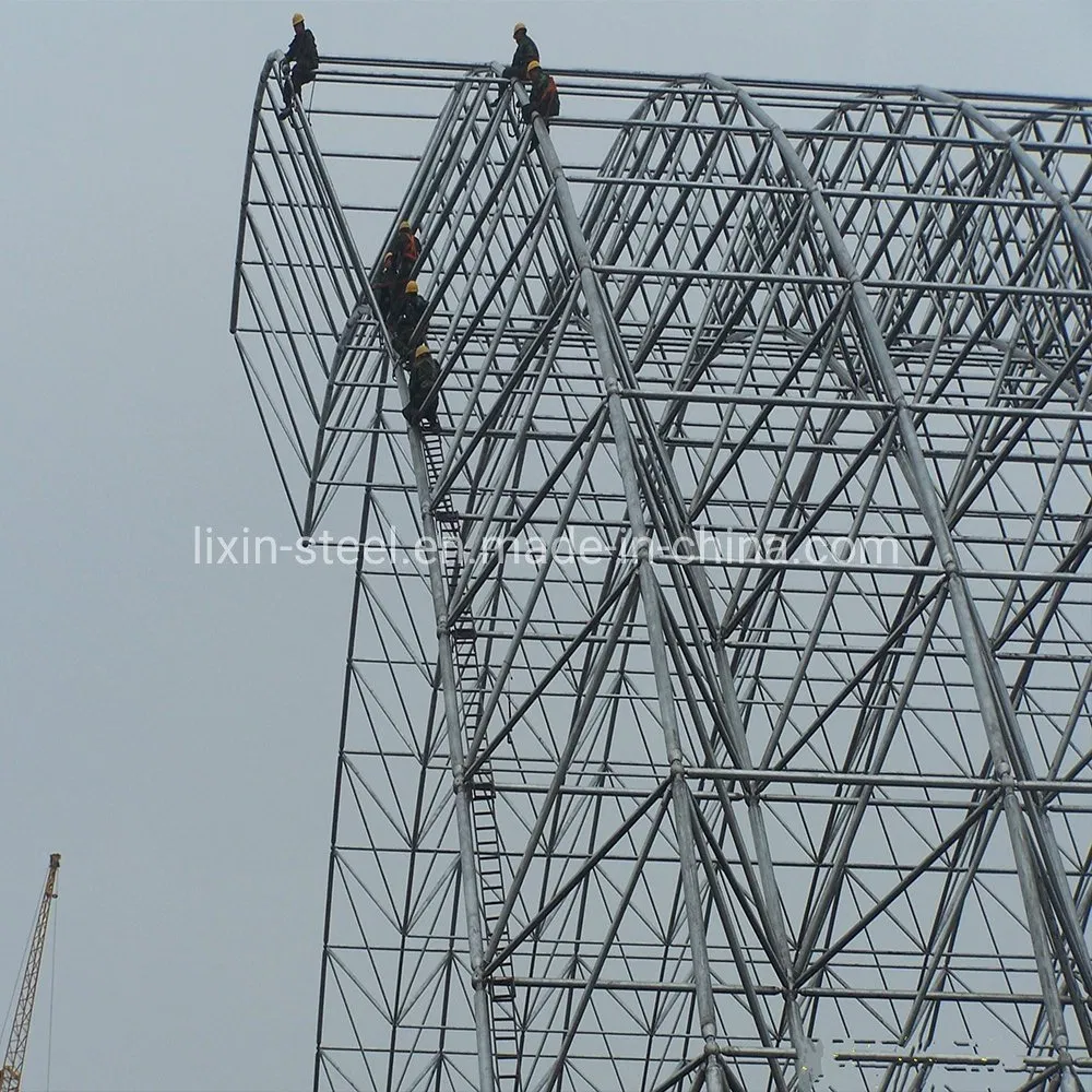 Prefabricated Steel Frame Space Roof Truss Structure for Metal Building