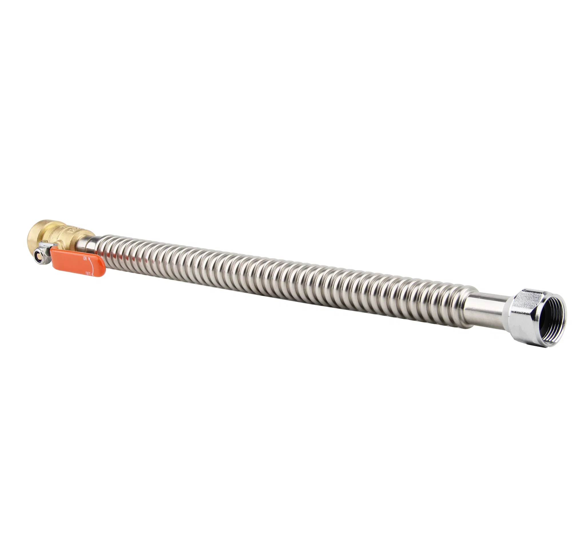 Stainless Steel Corrugated Connector for Water Heater, 12 Inch
