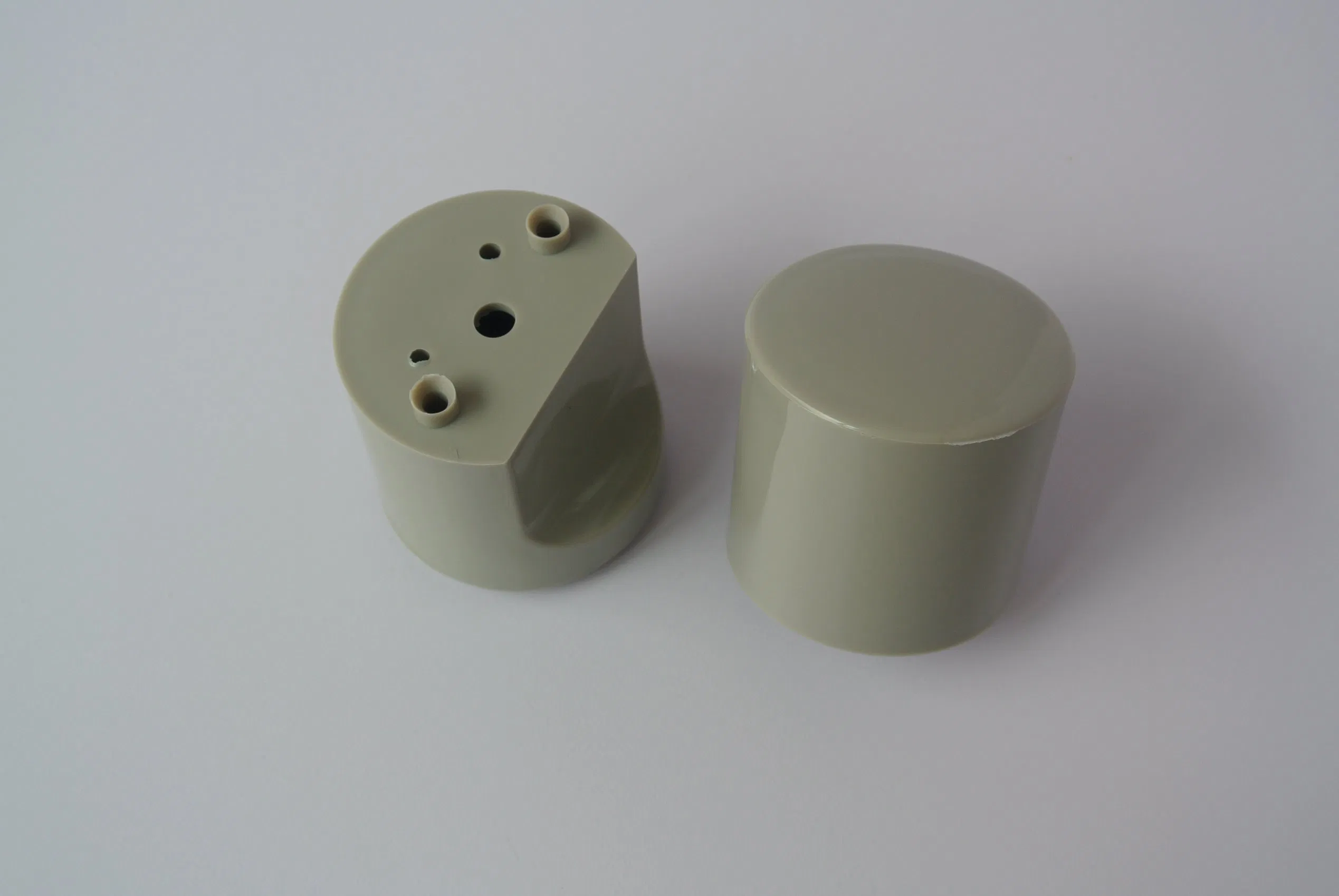 Grey Plastic Toilet Partition Hardware for School