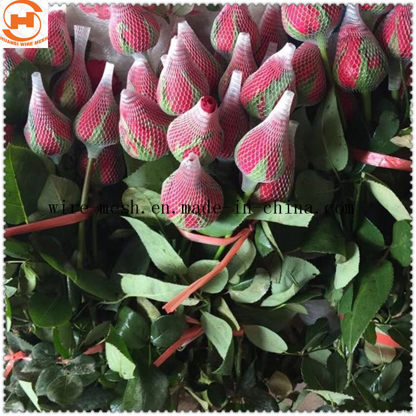 Hot Sale Plastic Protective Flower Sleeve Rose Net