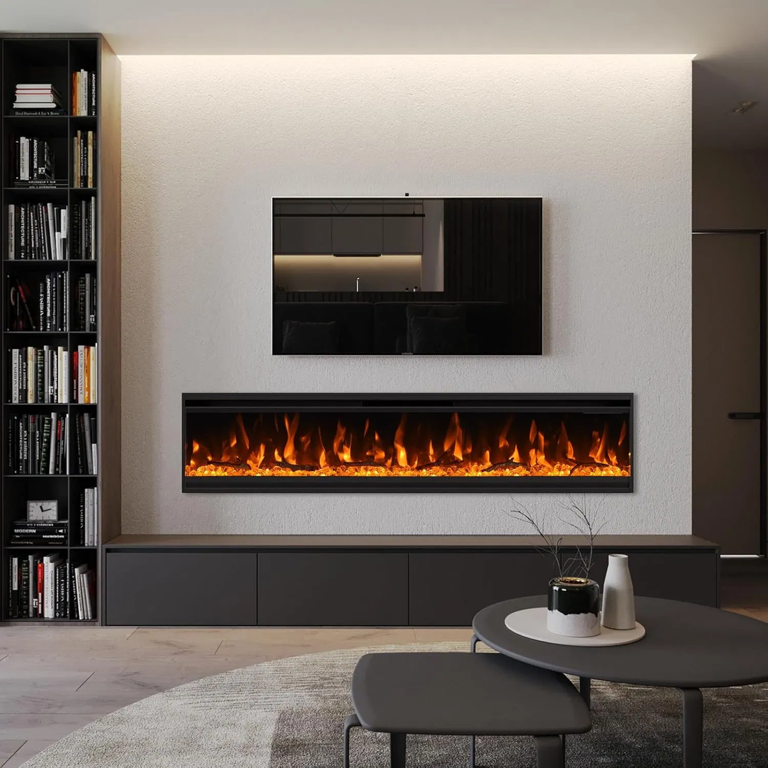 Indoor Decorative Flame Freestanding Steam Home Appliance Electric Fireplace for Use