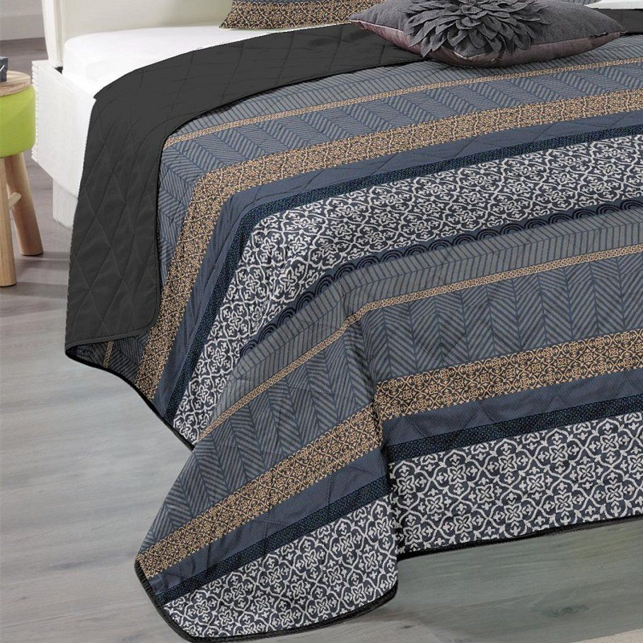 100% Polyester Microfiber Ultrasonic Bedspread Printing