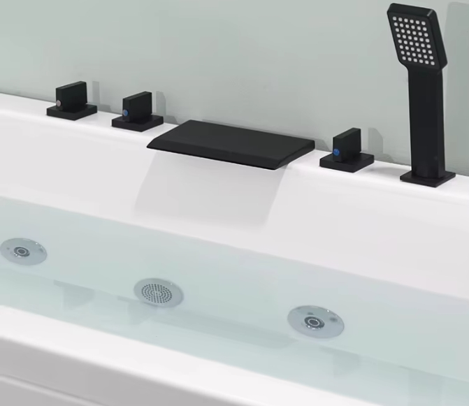 Acrylic Vortex Seamless Integrated Constant Temperature Heating Surfing Massage Bathtub Heating Independent Bathtub Tub