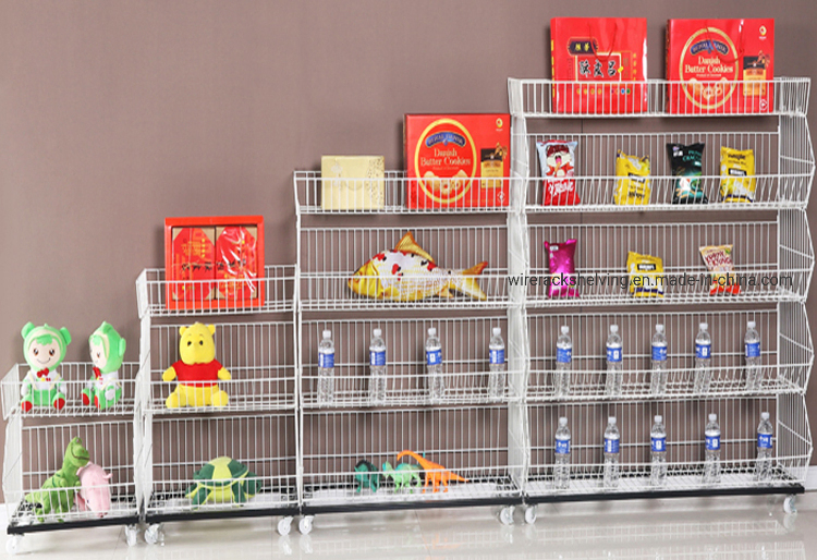 Supermarket Display Stands for Food Potato Chips Floor Display Stand