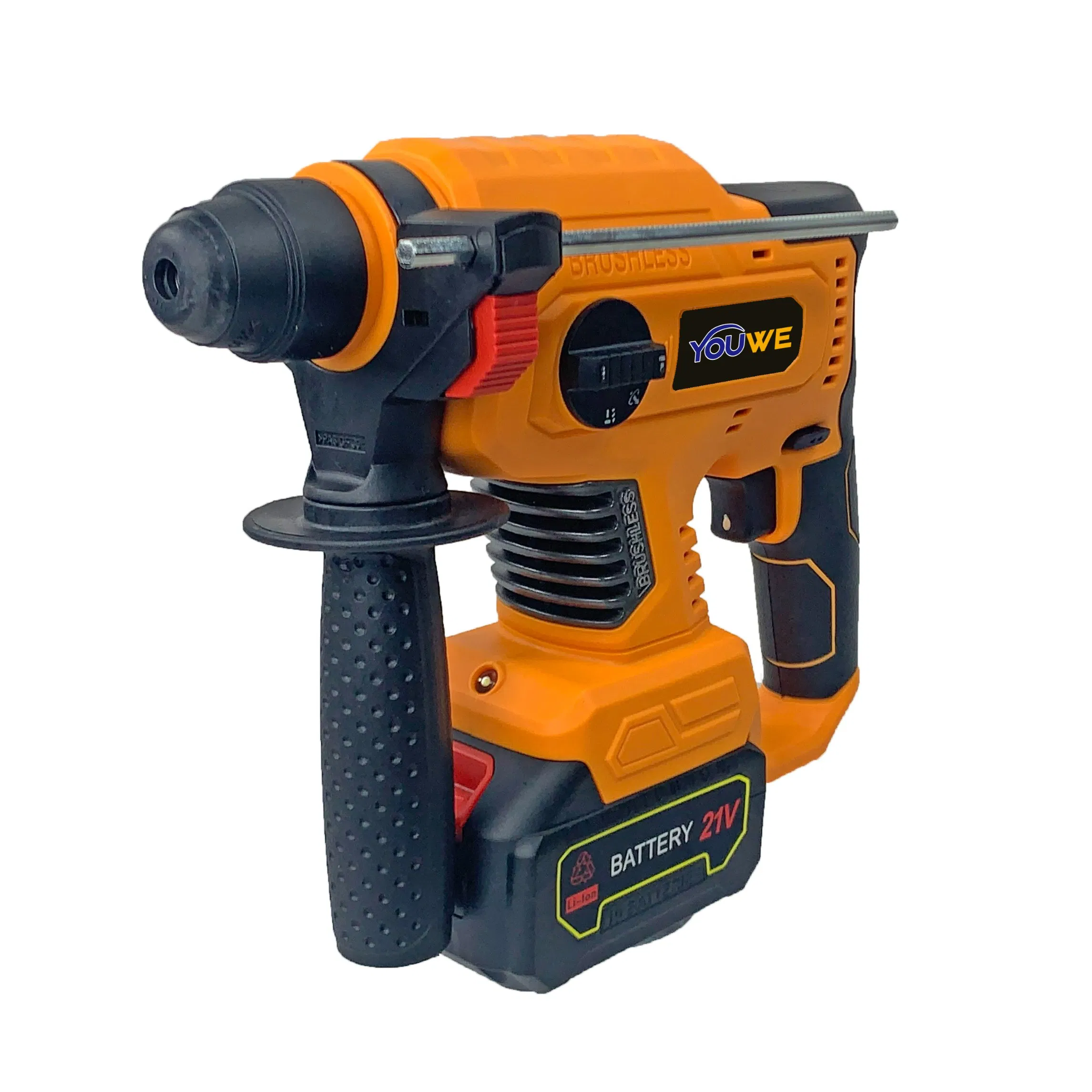 21V Brushless Rotary Hammer for Concrete with SDS-Plus Chuck