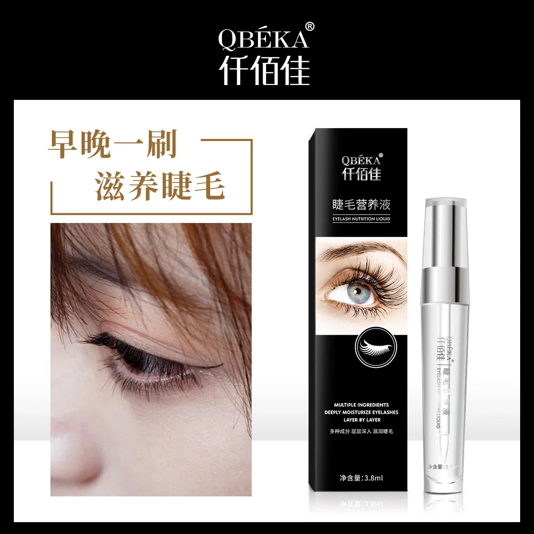 Qbeka Eyelash Nutrition Liquid Extension Nutrition Safe for Sensitive Eyes Non-Greasy Fast-Absorbing