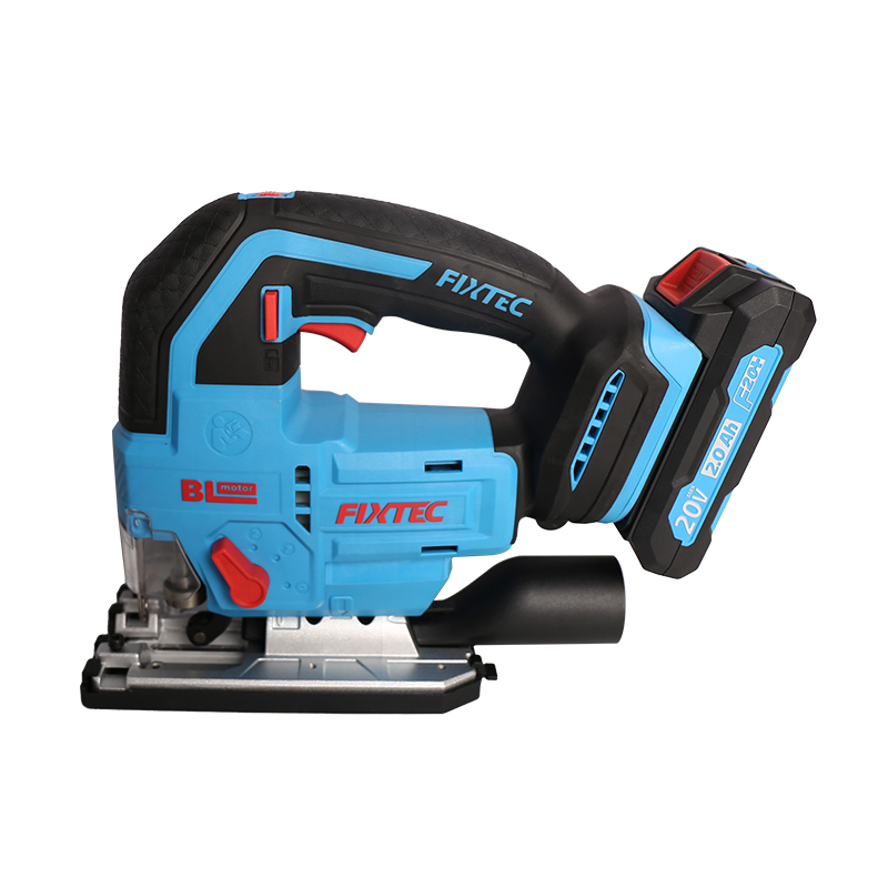 Fixtec Power Saws Portable Multifunctional Wood Cutting Jig Saw 26mm 20V Cordless Hand Held Electric Jig Saw Machine
