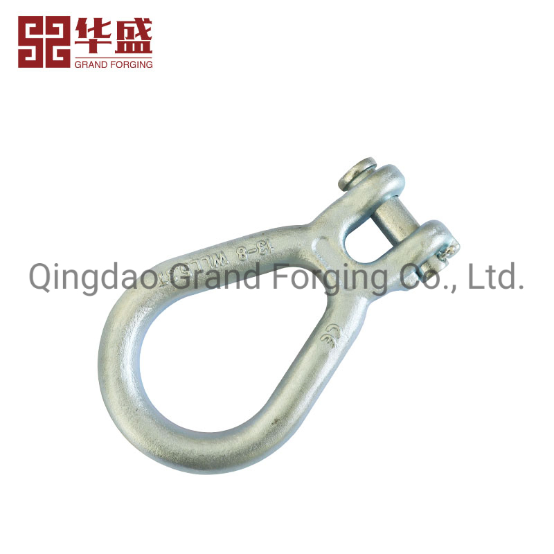 Hot Forging Galvanized Forged Steel 13-8′ ′ 10-8′ ′ 7/8-8′ ′ Clevis Pear Shape Link
