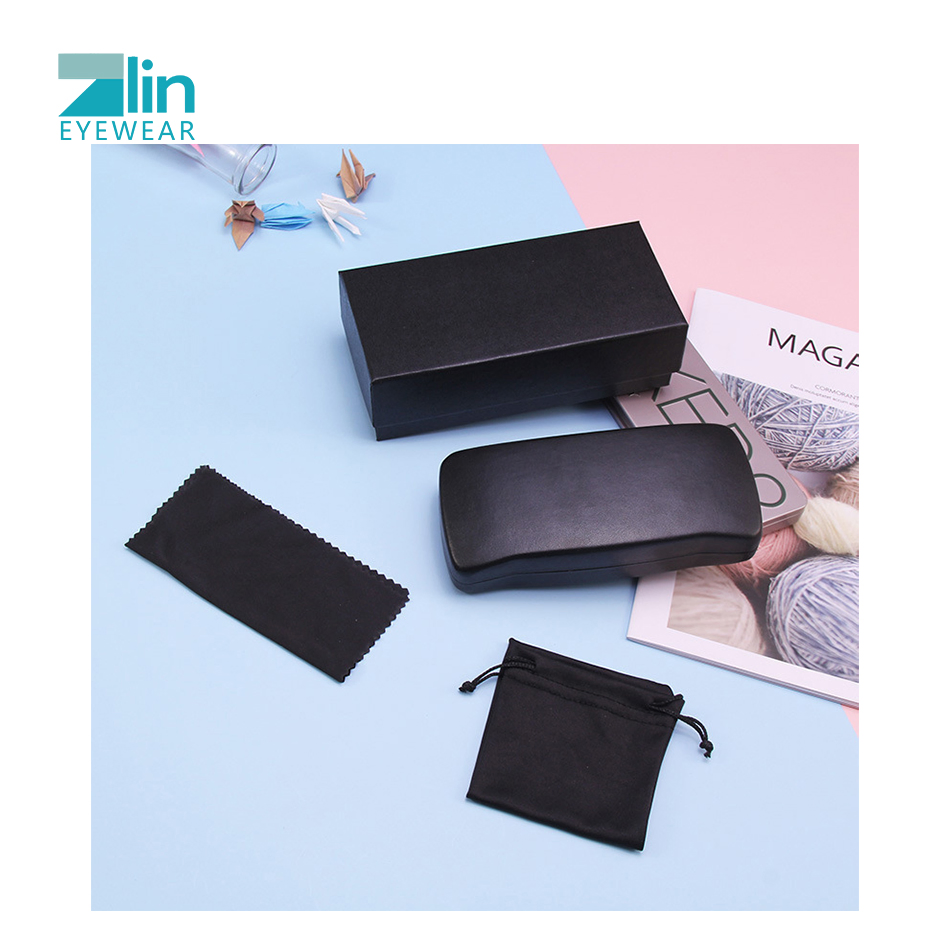 Zlin Eyewear High Quality Custom Logo Package Cleaning Cloth Cases Hard Box Sets for Sunglasses Optical Glasses