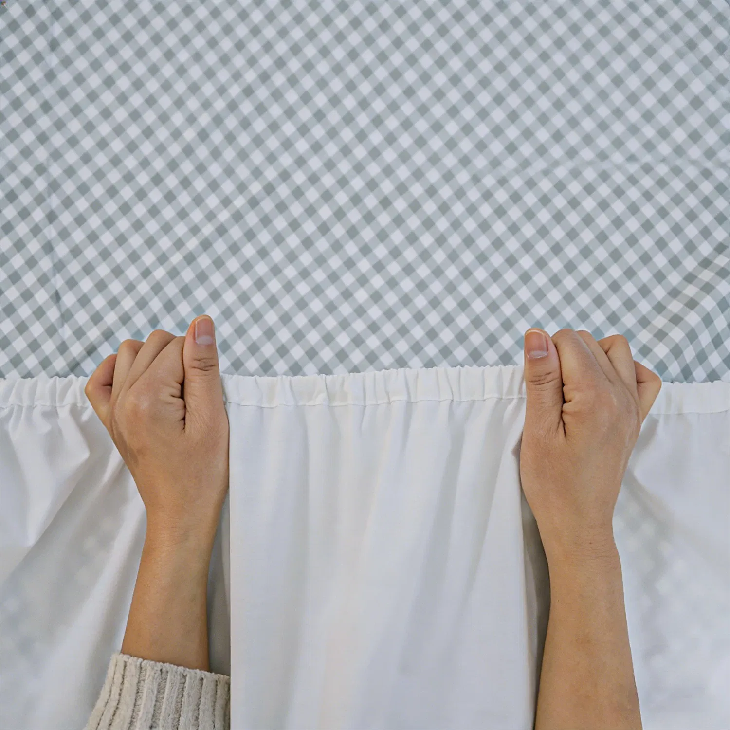 Waterproof 140GSM Woven Organic Mattress Protector Full-Soft Organic Cotton Top