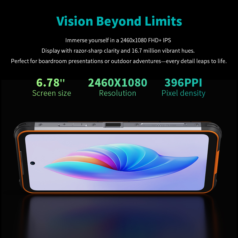 Защищённый смартфон Kingtop KS20 6.8", 8/256 ГБ, 6200 мАч