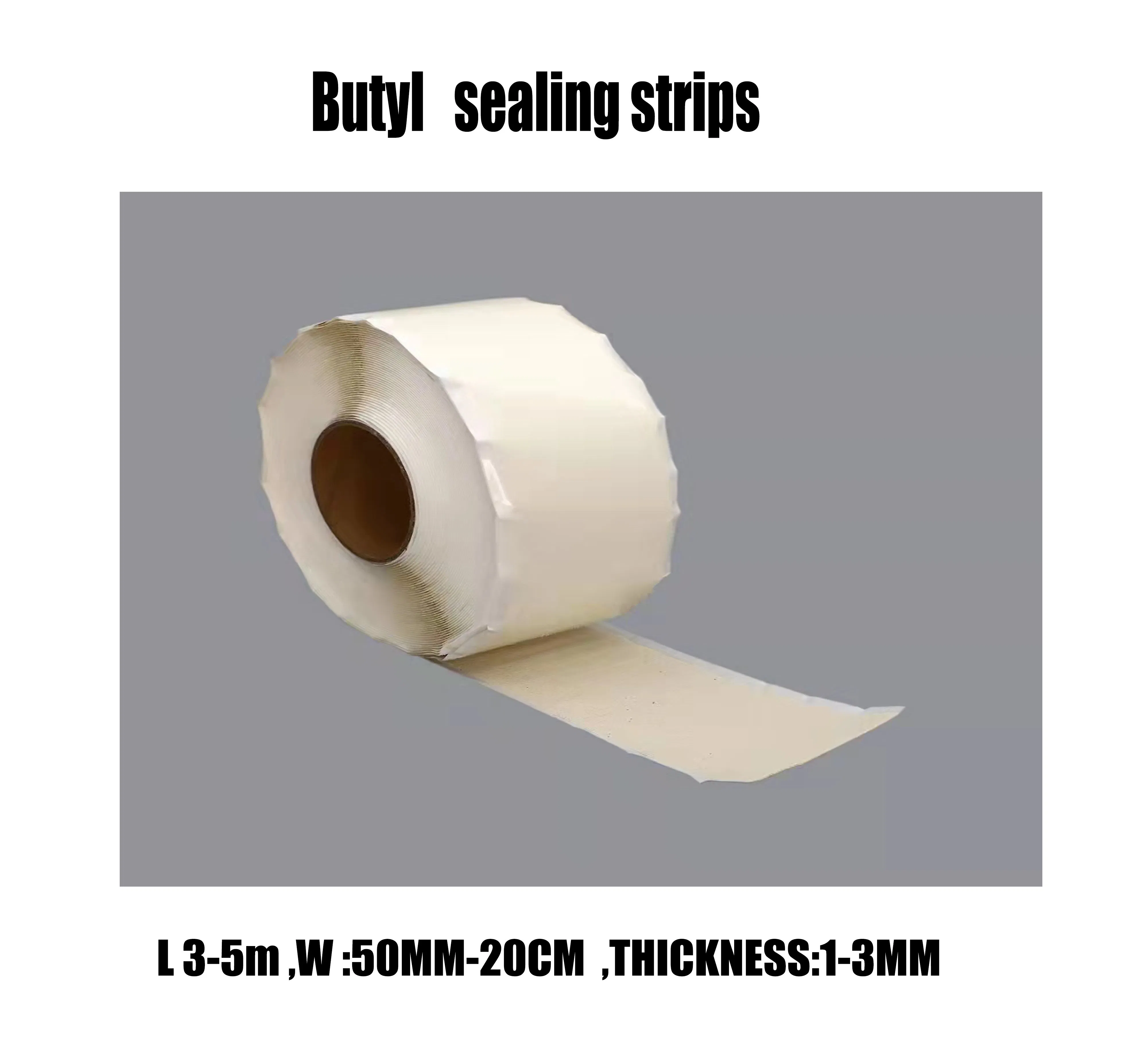 Multi-Use Outdoor Waterproof Butyl Tape, Aluminum Foil Butyl Sealing Tape