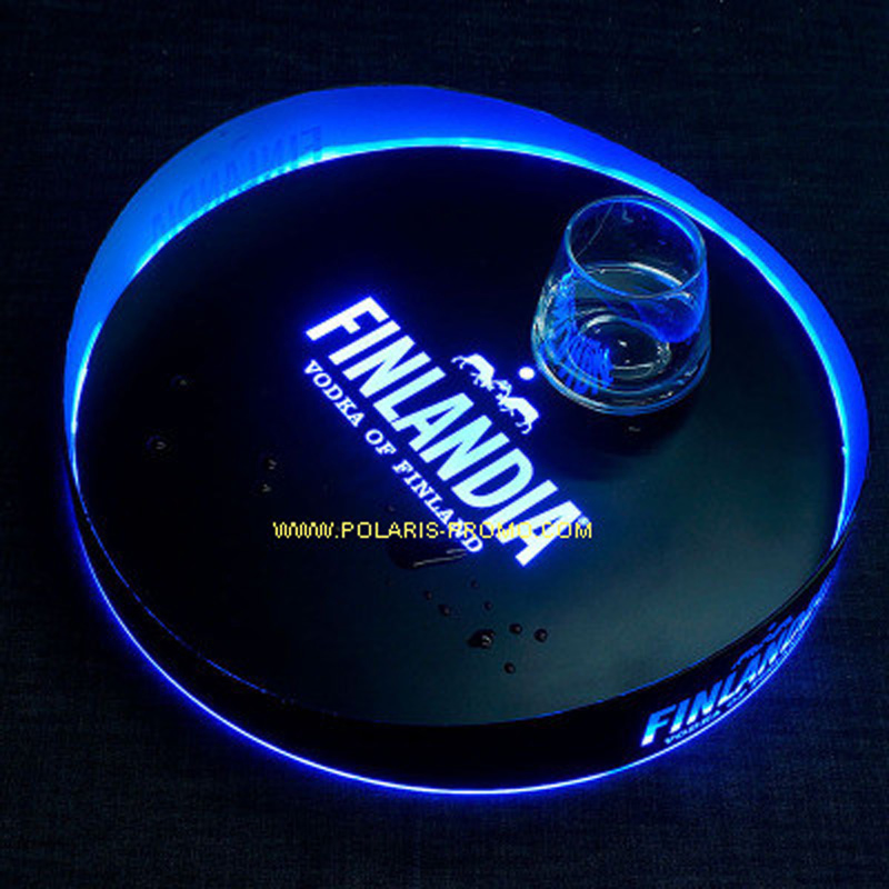 12L LED Light Stainless Steel Whisky Plastic Ice Bucket for Champagne Wine Chiller