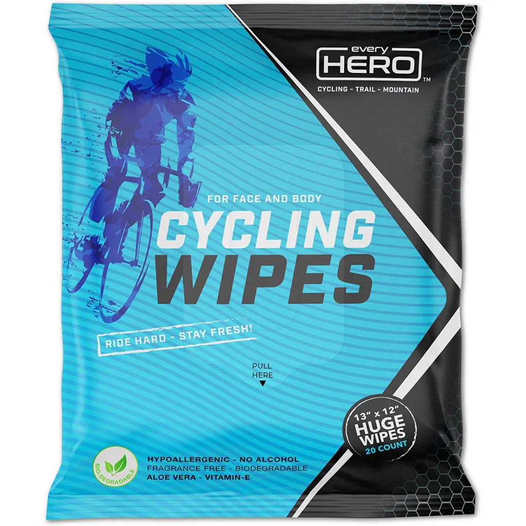 Eco-Friendly Private Labels Biodegradable Zero Cooling Wipes for Body Cleaning