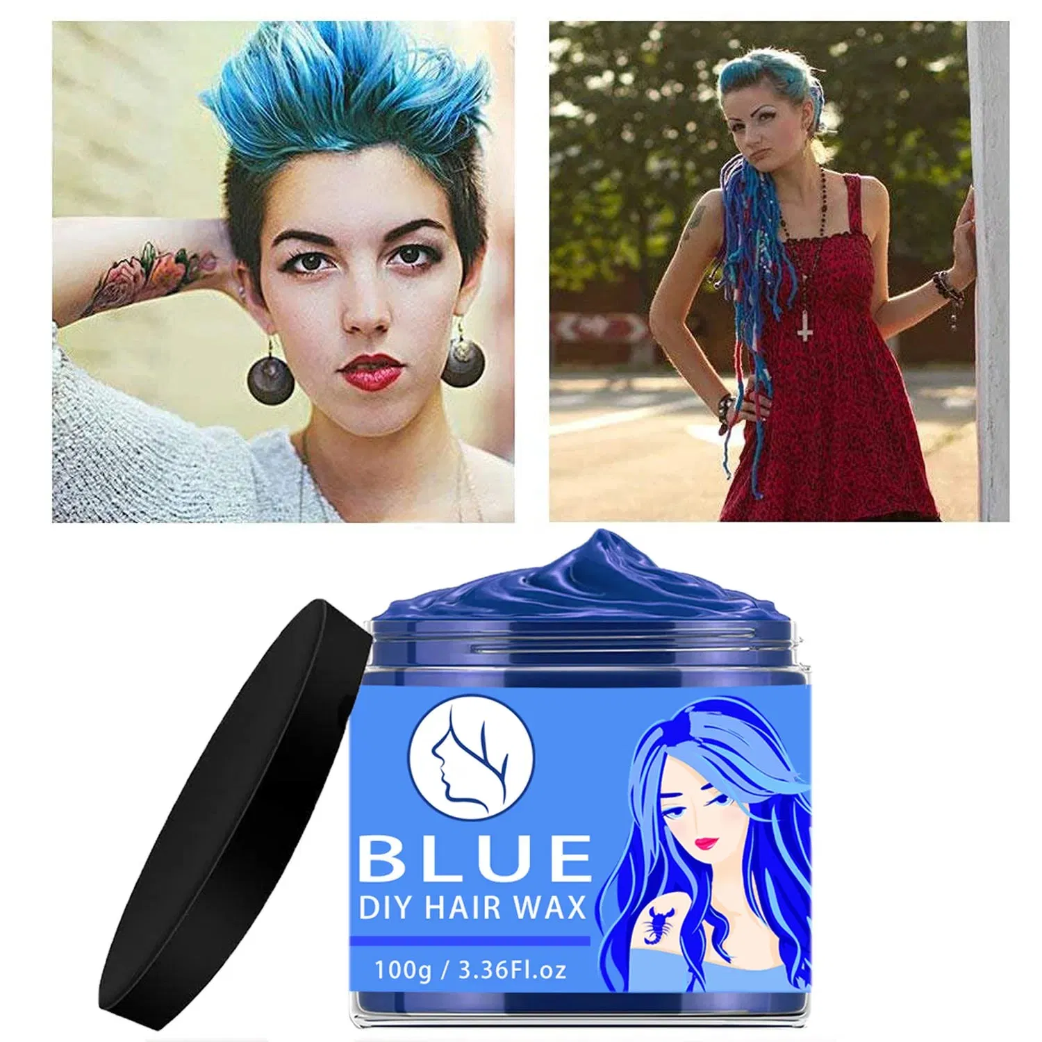 Wholesale Custom Label Natural Matte Hairstyle Dye Hair Wax