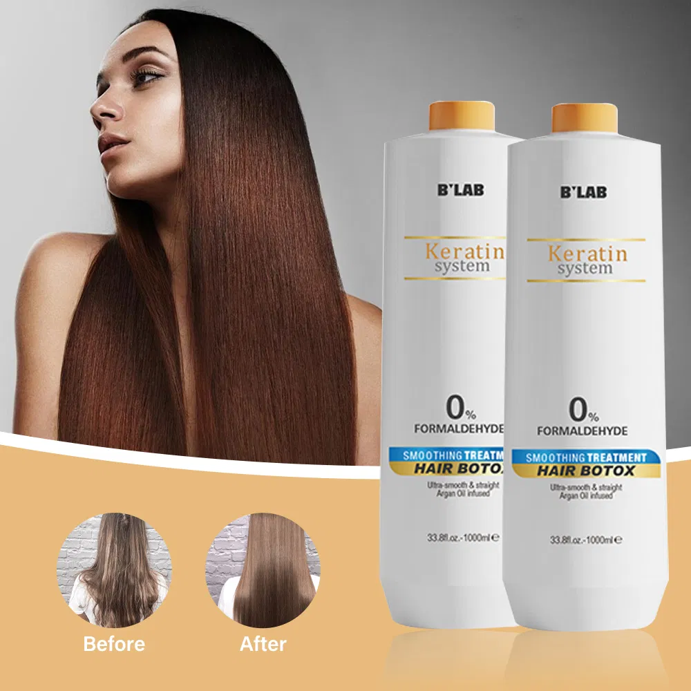 0% Formaldehyde Nanoplastia Smoothing Treatment Hair Straightening Cream Brazilian Hair Protein Treatment