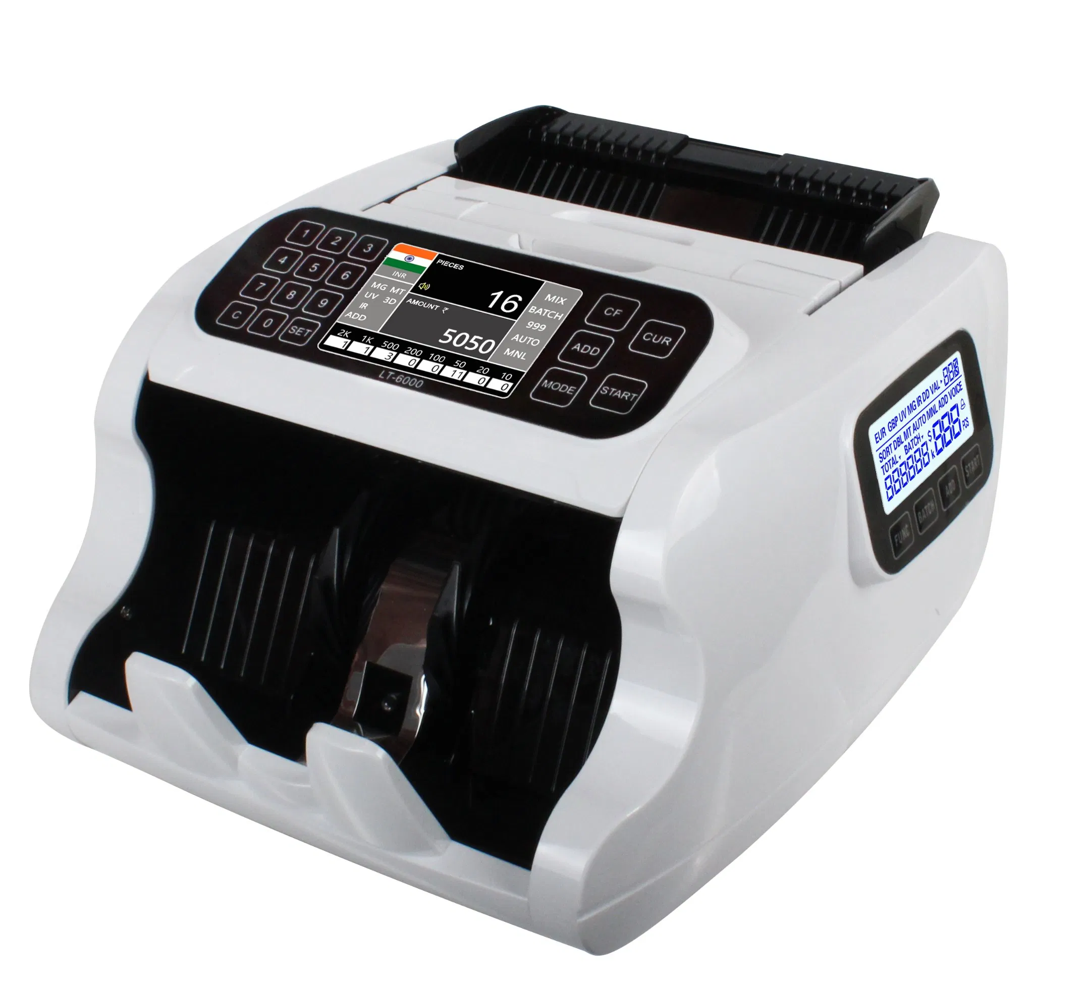 Al-7500 Small Money Counting Machine Cash Counting Machine Money Paper Money Counter