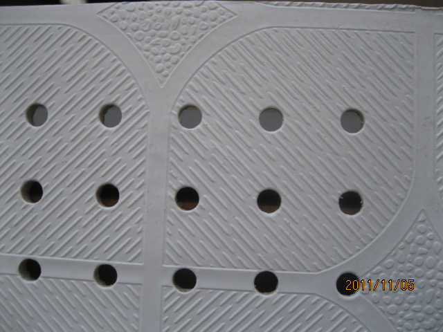 Fiber Cement Board Decorative Acoustic Soud Proof Material Calcium Silicate Ceiling Tile