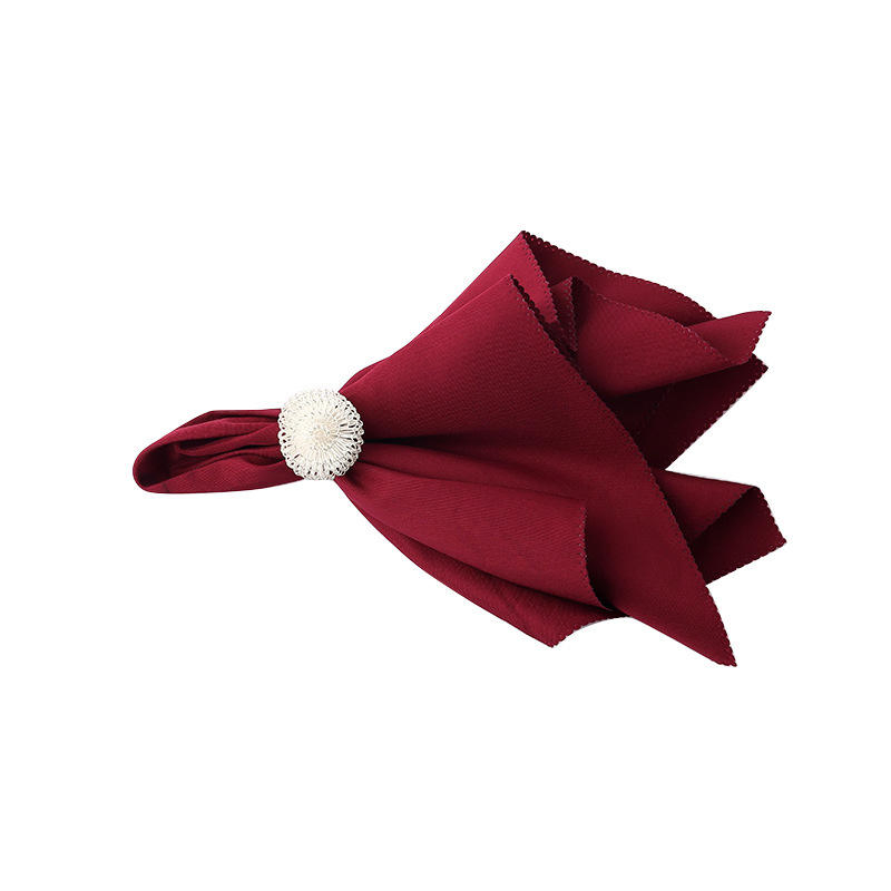 Printed Wedding Dinner Table Linen Napkin Clothes for Wedding