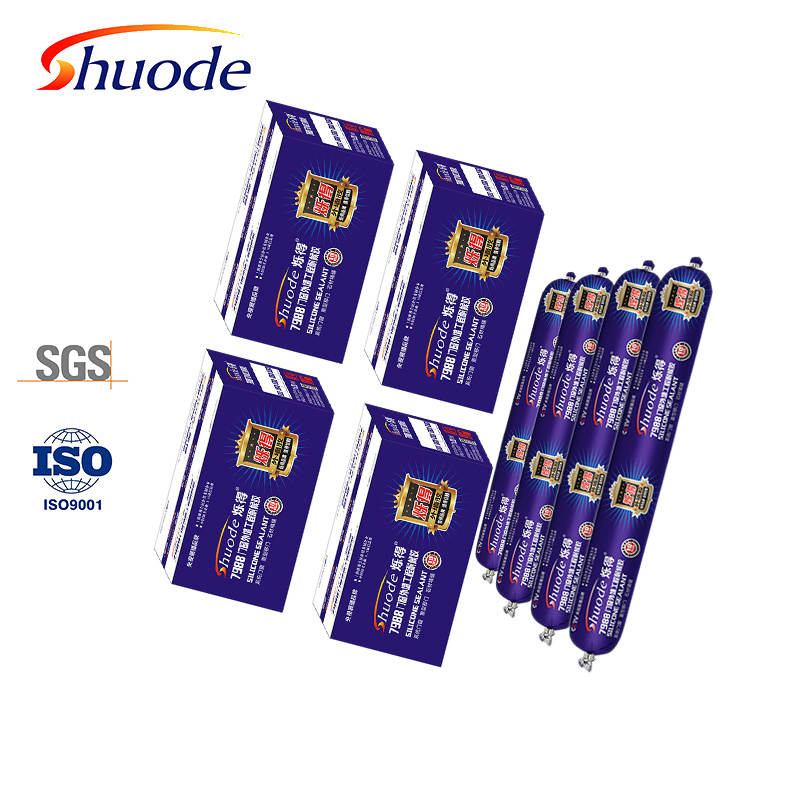 Waterproof Adhesive Sealant for Wood, High Viscosity, Black Color