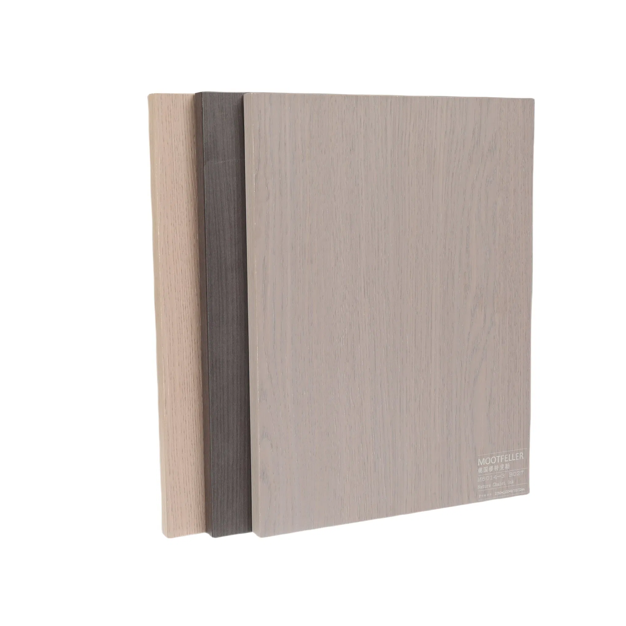 Wood Grain Pet Laminated MDF/Plywood/Particle Board for Cabinet Doors