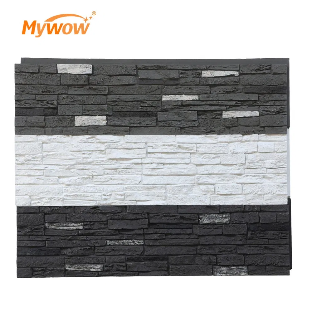 PU Brick Stone Faux Wall Cladding for Outdoors