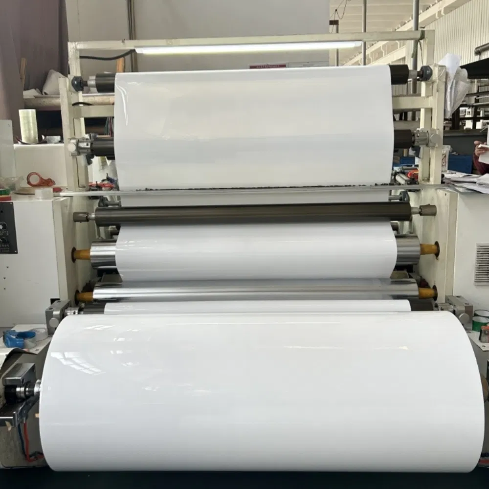 Matt High Gloss Solid Color Decoration PVC Membrane Vinyl Roll PVC Sheet for Vacuum Laminating Kitchen Cabinet Doors