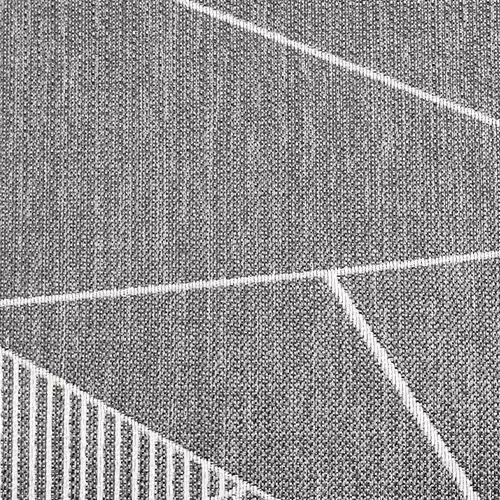 Wholesale Gray Grid Weave Rubber Door Mat Modern Indoor Entrance Mat for Kitchen Washable with Personalized Logo