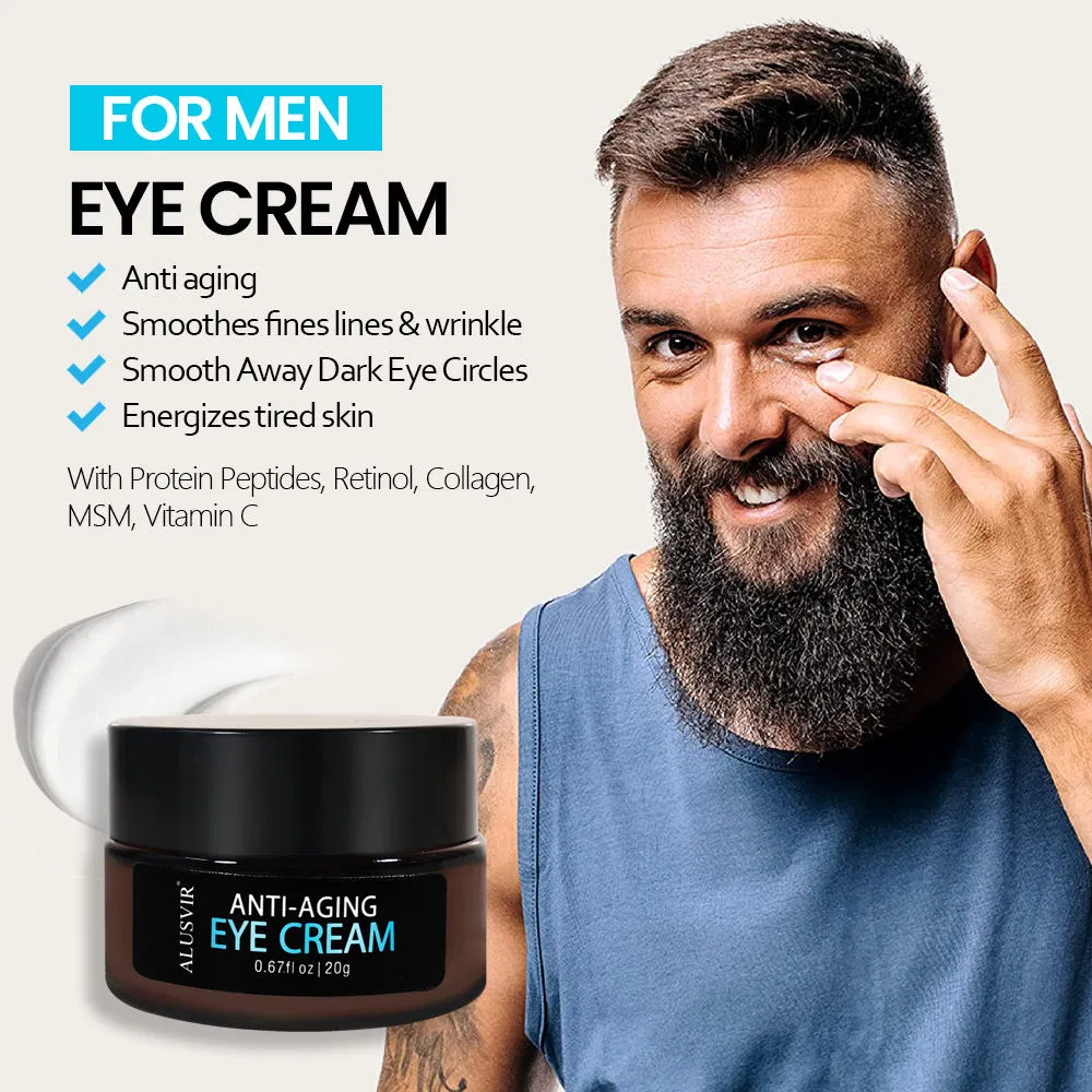 Man Skin Care Set Organic OEM Facial Cleanser Moisturizer Eye Cream Scrub